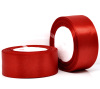 Изображение Широкие Атласные Ленты  Красные для  Изделий на Свадьбу ширина 40.7mm  из Дакрона,проданные 1  рулон /уп(22.5M)