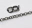 Picture of Alloy Open Rolo Chain Findings Black 4mm( 1/8") Dia, 5 M