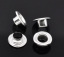 Picture of Brass European Style Beads Eyelets Grommets Cores Silver Plated (Fit Beads Hole: 5.5mm) 10mm x4.5mm, 500 PCs