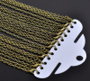 Picture of Link Cable Chain Necklace Antique Bronze 45.6cm(18") long, Chain Size: 4x3mm(1/8"x1/8"), 12 PCs