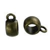 Picture of Antique Bronze Bail Beads Fit European Bracelet 11x5mm, sold per packet of 50