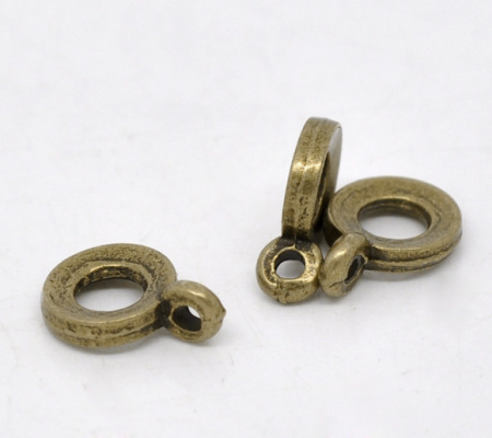 Bild von Bronzefarbe Element Perlen Beads 11x8mm.Verkauf eine Packung mit 100