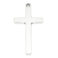 Picture of Zinc Based Alloy Easter Pendants Cross Antique Silver Color 52mm(2") x 29mm(1 1/8"), 5 PCs