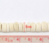 Изображение Бусины 8mm Рондель из Кокосовой Койри Естественные,проданные 4 нитки(40cm)
