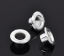 Picture of Brass European Style Beads Eyelets Grommets Cores Silver Plated 925 Stamped Sterling Silver Imitation (Fit Beads Hole: 5.5mm) 10mm x4mm, 500 PCs