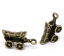 Image de 30 Pendentifs Charms Wagon Couleur bronze 20x11mm