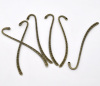 Picture of Antique Bronze Bookmarks With Loop 8.5cm(3-3/8"), sold per packet of 10