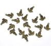 Picture of Antique Bronze Bird Charms Pendants 13x11mm, sold per packet of 50