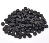 Picture of Black Rondelle Natural Wood Spacer Beads 8mm, sold per packet of 1000