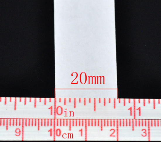 Bild von Doppelseitiges Klebeband Weiß 18m 20mm Breit 5 Rollen (ca 14M/Roll) 