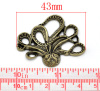 Picture of Ocean Jewelry Zinc Based Alloy Pendants Antique Bronze Octopus Animal 4.3cm(1 6/8") x 3.5cm(1 3/8"), 5 PCs