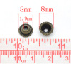 Picture of Zinc Based Alloy Beads Caps Cone Antique Bronze (Fits 14mm Beads) 8mm x 5mm, 100 PCs