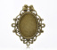Picture of Zinc Based Alloy Cabochon Setting Pendants Oval Antique Bronze (Fits 33mm x 24mm ) 5.7cm x 4.6cm, 5 PCs