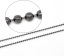 Picture of Iron Based Alloy Ball Chain Findings Gunmetal 1.5mm Dia, 10 M