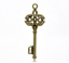 Picture of Antique Bronze Key Charms Pendants 4.5x1.7cm, sold per packet of 30