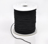Imagen de Cuerda Látex & Nylon de Negro,1.0mm Diámetro 1 Rollo 