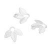 Picture of Zinc Based Alloy Connectors Findings Leaf Silver Plated 14x13mm, 15 PCs