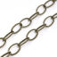Picture of 10 PCs Iron Based Alloy Open Link Cable Chain Findings Antique Bronze 18x11mm