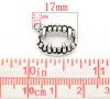 Picture of Zinc Based Alloy Charms Halloween Vampire Fang Teeth Antique Silver Color 17mm( 5/8") x 12mm( 4/8"), 100 PCs