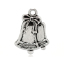 Image de 30 Pendentifs Breloques Clochette Noël 23x17mm