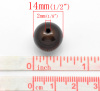 Imagen de Cuentas Chicle Acrílico Ilusión Milagro Ronda,Al Azar Perla 14mm Diámetro, Agujero: acerca de 2mm, 100 Unidades