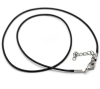 Picture of Wax Cord Necklace Black 47cm(18 4/8") long - 45cm(17 6/8") long, 20 PCs
