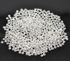 Picture of Iron Based Alloy Seed Beads Ball Silver Plated About 3mm Dia, Hole: Approx 1mm, 1000 PCs