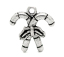 Image de 20 Pendentifs Charms Canne Noël 19x17mm
