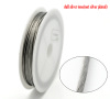 Picture of Silver Tone Steel Beading Wire 1mm, sold per packet of 1 Roll(Approx 9.0 M/Roll)