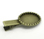 Bild von Eisen(Legierung) Haarklammer Oval Bronzefarbe für 24.5mm x 17mm Cabochon, 4.6cm x 2.1cm, 20 Stücke