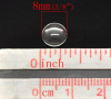 Image de Cabochons Dôme en Verre Rond Transparent 8mm Dia, 200 Pcs
