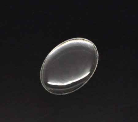 Klar Oval Harz Selbstklebend Cabochon Glaskuppel Glasstein 18x13mm. Verkauft eine Packung mit 132