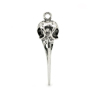 Immagine di Lega di Zinco 3D Charm Ciondoli Uccello Argento Antico Nulla Disegno 3.9cm x 11mm, 20 Pz