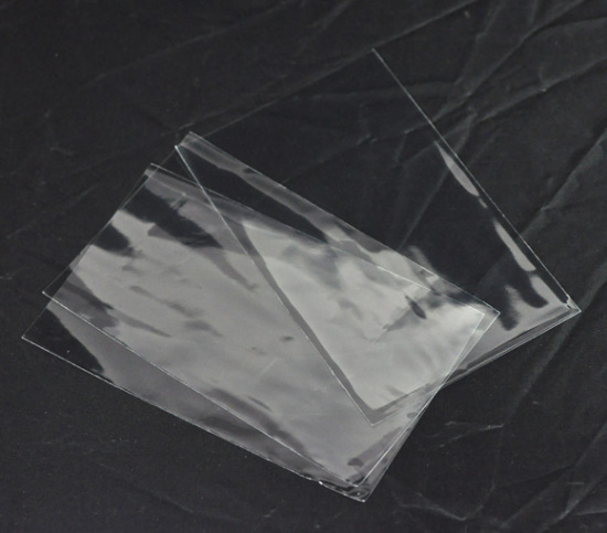 Picture of OPP Plastic Open Top Bags Rectangle Transparent 17.5cm x11cm(6 7/8" x4 3/8"), 100 PCs