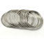 Picture of Silver Tone Memory Beading Wire for Bracelet 60mm-65mm Dia. sold per packet of 200 loops