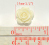 Picture of Resin Embellishments Flower Mixed 14x6mm(4/8"x2/8"), 100 PCs