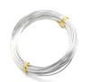 Picture of Silver Plated Aluminum Wire Craft Jewelry Making 2mm, sold per packet of 1 Roll(Approx 10 M/Roll)