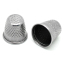 Bild von Silberfarbe Fingerhut Fingerhüte Nähzubehör 19x18mm,verkauft eine Packung mit 30