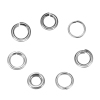 Picture of 304 Stainless Steel Opened Jump Rings Findings Round Silver Tone 7mm( 2/8") Dia, 300 PCs