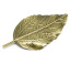 Immagine di Lega di Ferro Cabochon per Abbellimento Foglia Tono del Bronzo Nulla Disegno 6.6cm x 3.3cm, 30 Pz