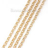 Picture of Aluminum Split Rolo Chain Findings Light Golden 6mm( 2/8"), 3 M