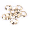 Picture of Brass Hammered Pendants Blank Stamping Tags Circle Ring Original Color Unplated 3.3cm(1 2/8") Dia, 20 PCs                                                                                                                                                     