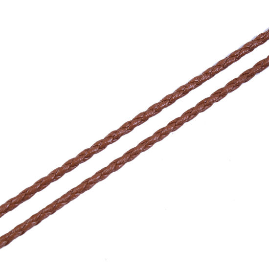 Bild von PU Geflochtenes Garn Schwarz 3.5mm, 1 Rolle (ca. 10M./Rolle)