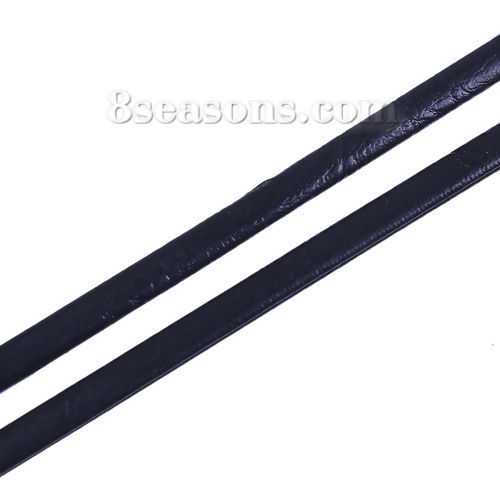 Imagen de Cuerda PU de Negro 5mm Diámetro, 1 Rollo (Aprox 5 M/Rollo)