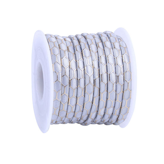Imagen de Cuerda PU de Negro 5mm Diámetro, 1 Rollo (Aprox 5 M/Rollo)