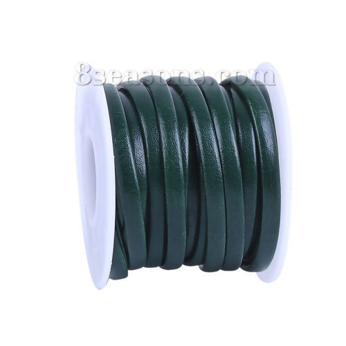 Imagen de Cuerda PU de Verde Oscuro 5mm Diámetro, 1 Rollo (Aprox 5 M/Rollo)