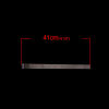 Bild von ABS Plastik Selbstklebende Beutel Rechteck Transparent (Verfügbar Raum: 37x2.5cm) 41cm x 2.5cm, 300 Stück