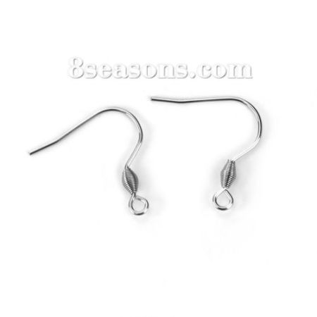 Picture of Stainless Steel Ear Wire Hooks Earring Multicolor With Loop