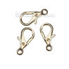 Picture of Zinc Based Alloy Lobster Clasp Findings Gold Plated 28mm x 15mm, 15 PCs