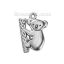 Picture of Zinc Based Alloy Charms Koala Bear Antique Silver Color 20mm( 6/8") x 14mm( 4/8"), 30 PCs